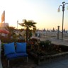 A sea front view